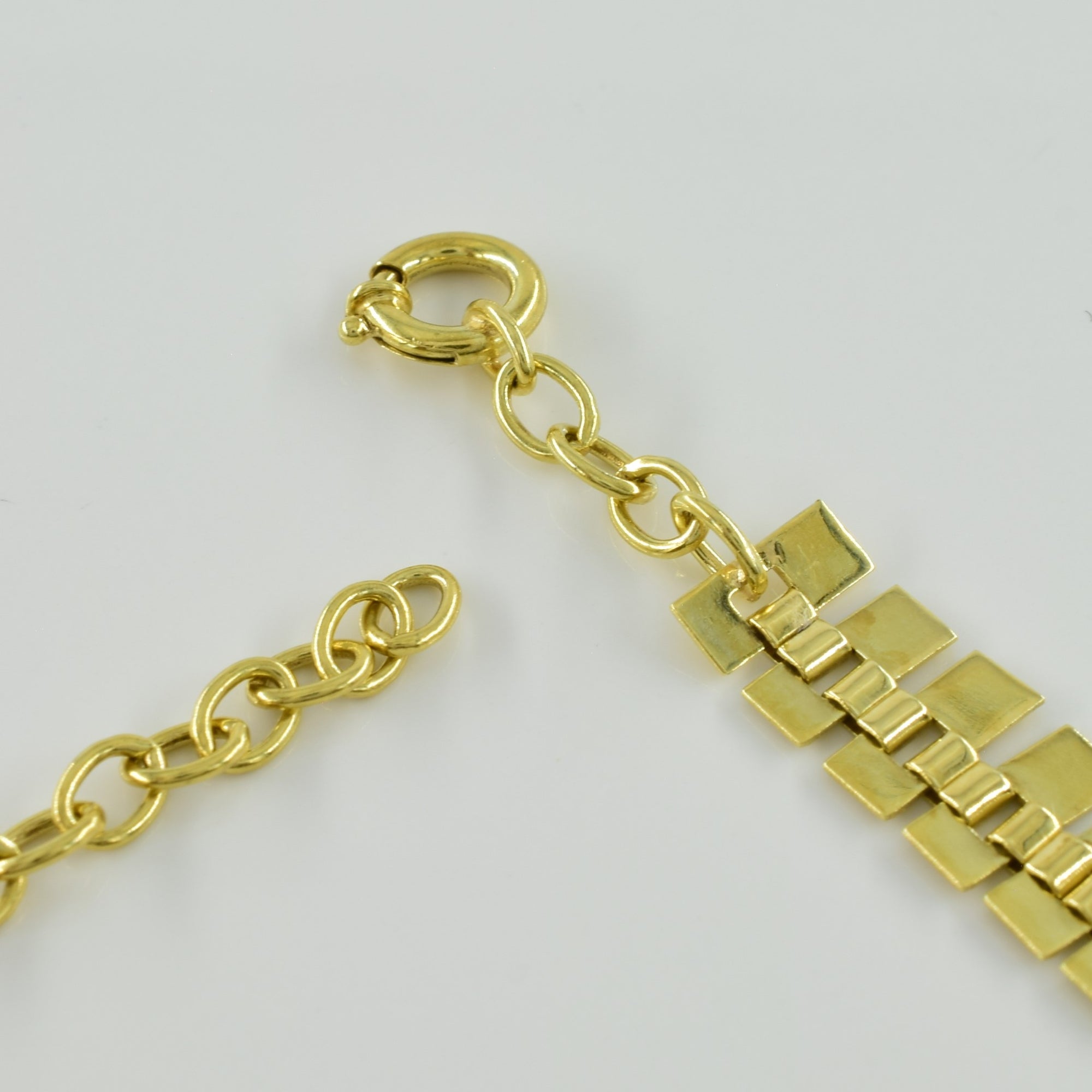 14k Yellow Gold Fancy Chain | 17