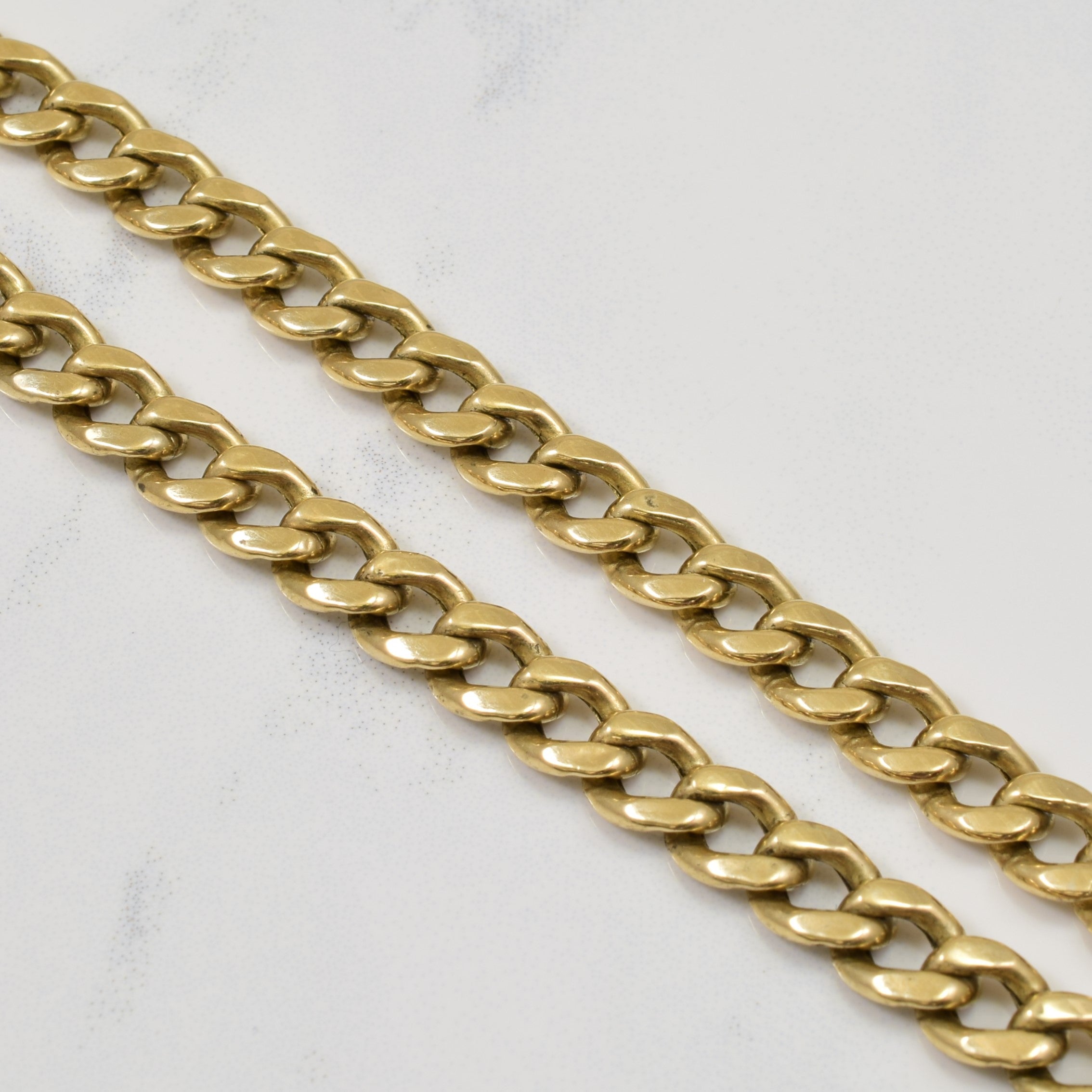 10k Yellow Gold Curb Chain | 22.50" |