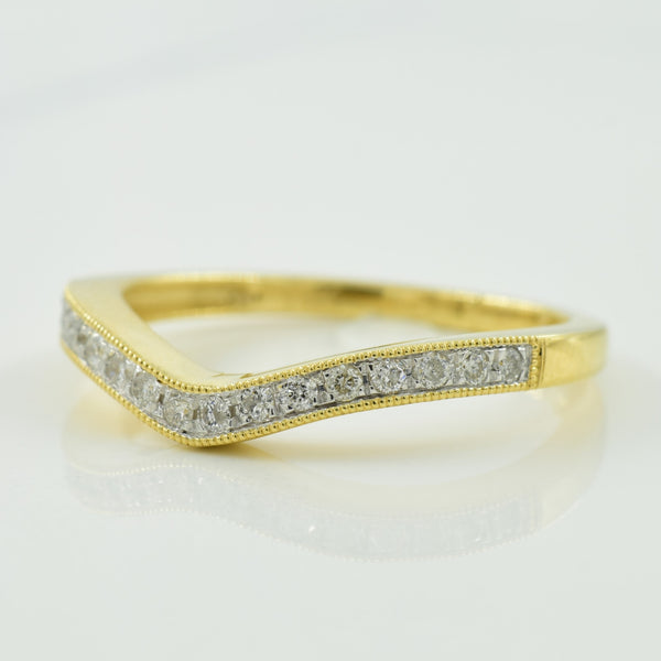 Chevron Diamond Ring | 0.16ctw | SZ 6.75 |