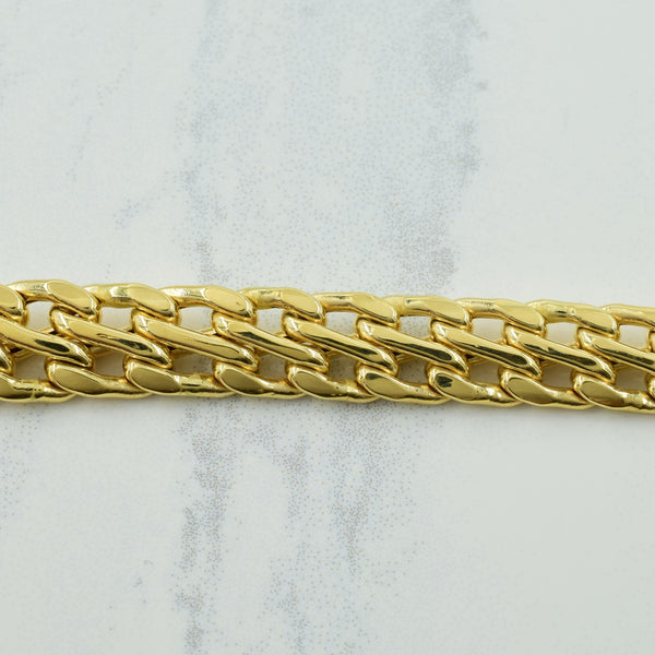 14k Yellow Gold Fancy Chain | 16.75