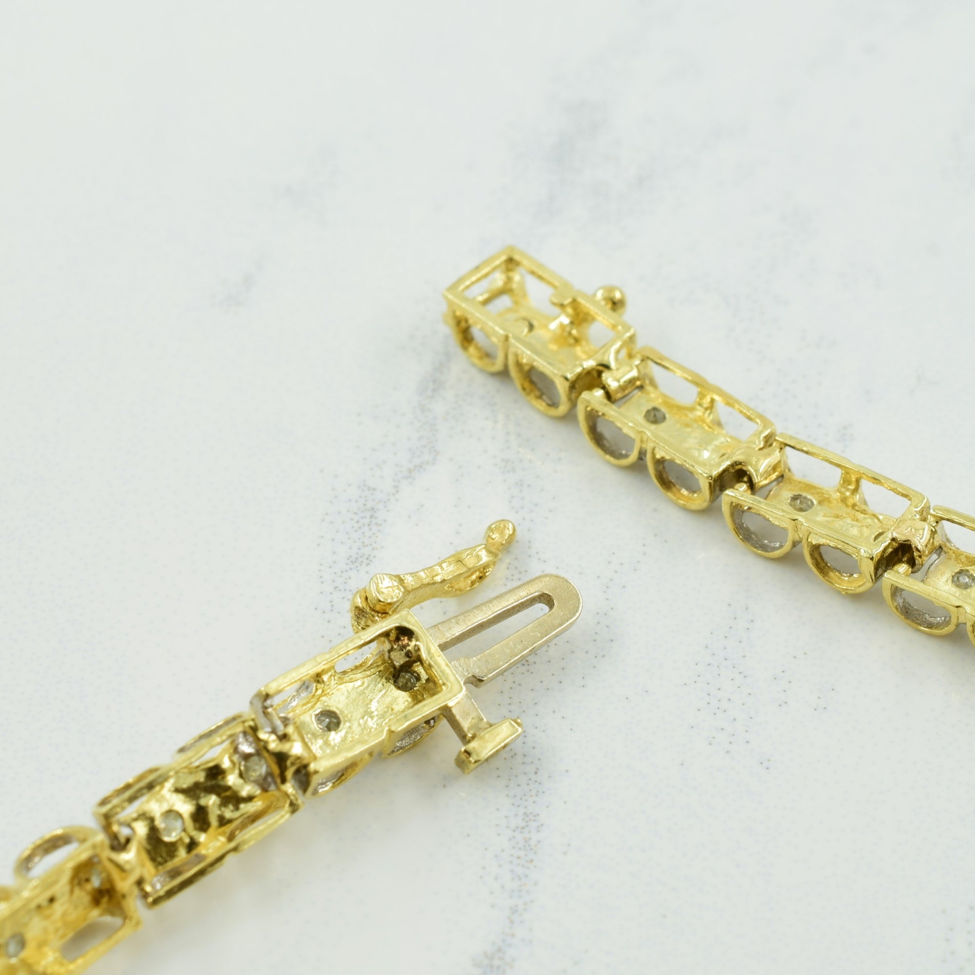 Two Tone Gold Diamond Bracelet | 0.50ctw | 7