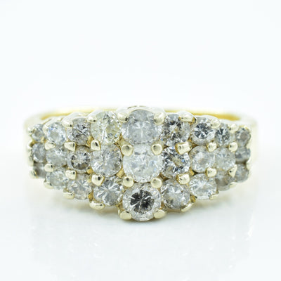 Cluster Diamond Ring | 0.65ctw | SZ 5.25 |