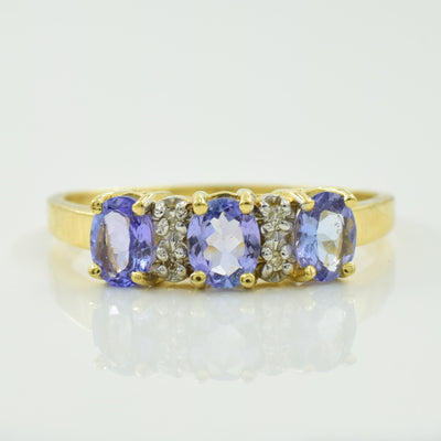 Tanzanite & Diamond Ring | 1.05ctw, 0.03ctw | SZ 9.5 |
