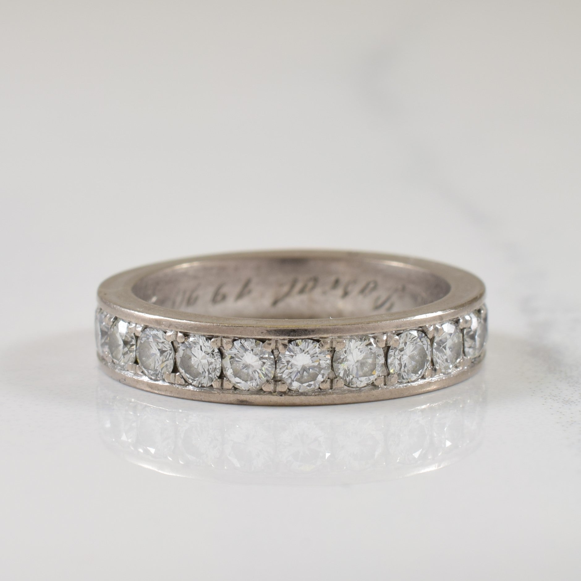 Eternity Channel Set Diamond Ring | 1.10ctw | SZ 4.75 |