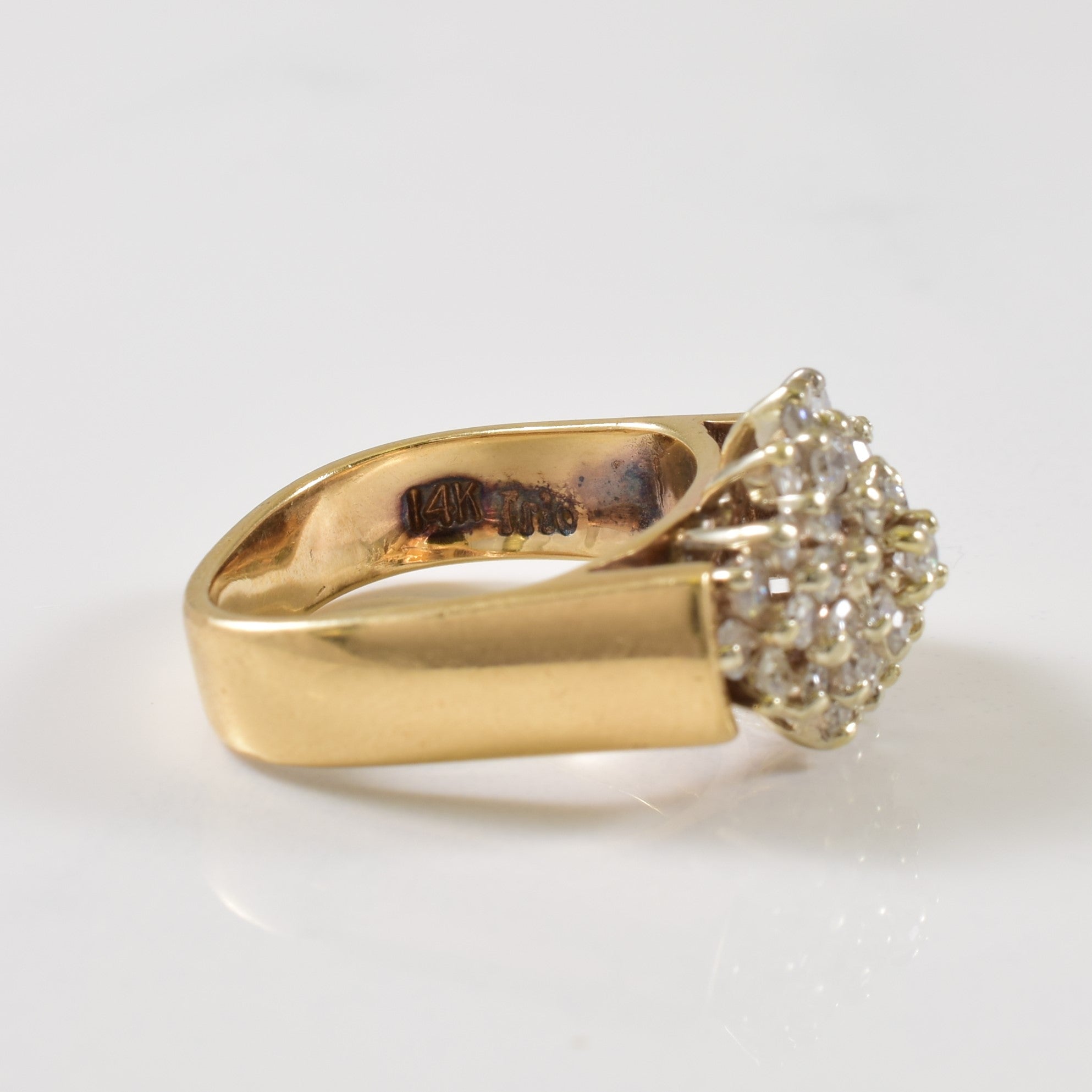 Cluster Diamond Ring | 0.75ctw | SZ 5.75 |