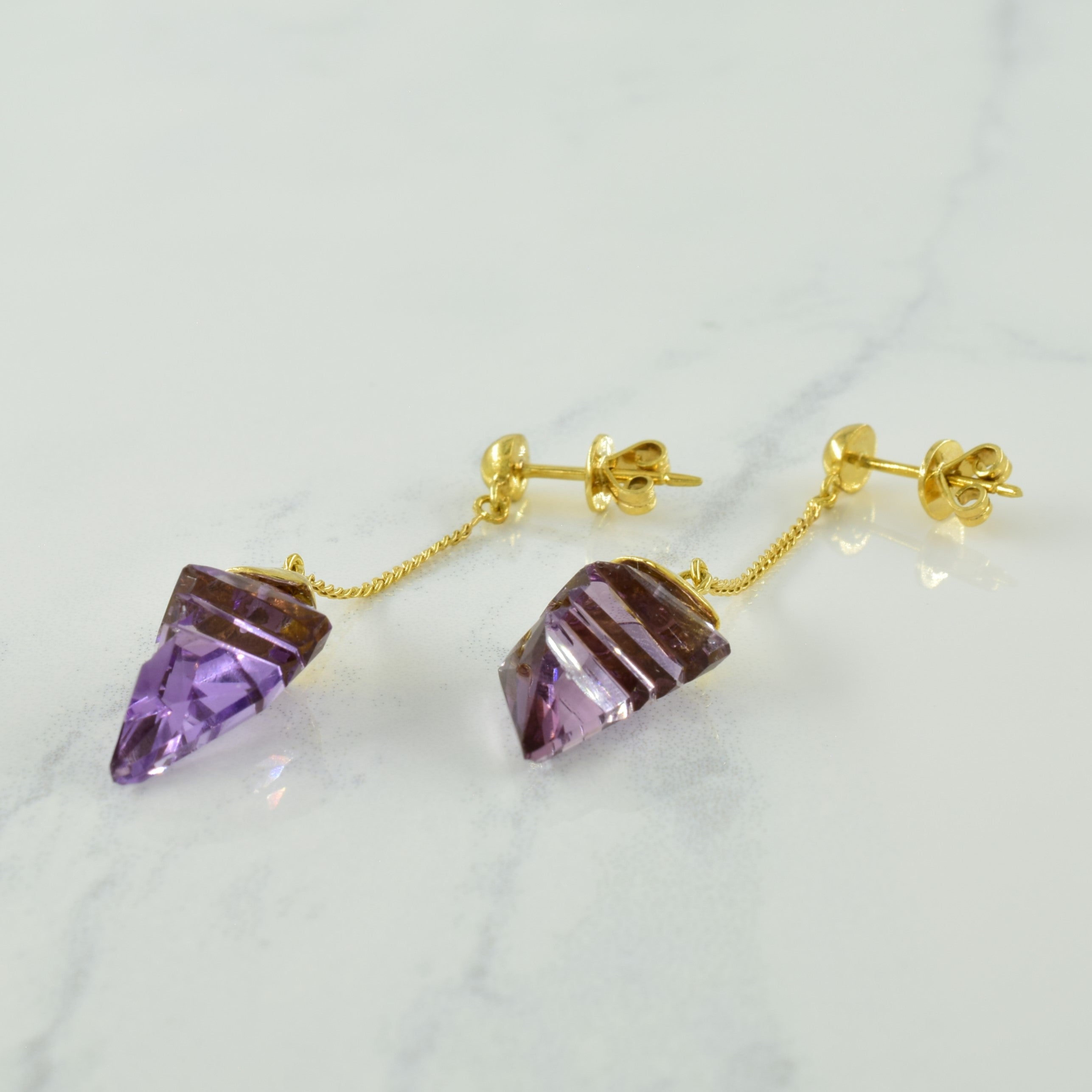 Fantasy Amethyst Earrings | 14.00ctw |