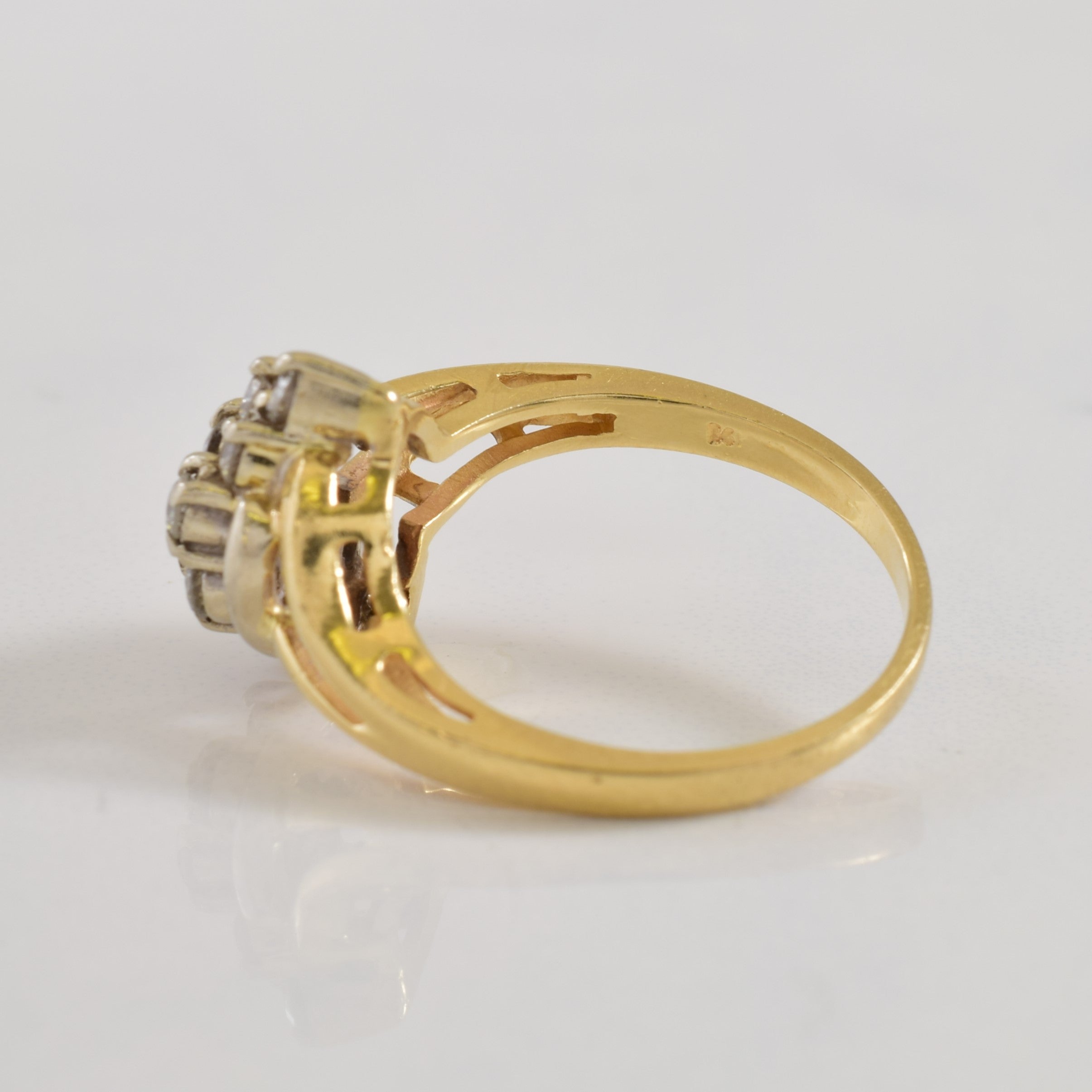 Diamond Bypass Ring | 0.40ctw | SZ 6 |
