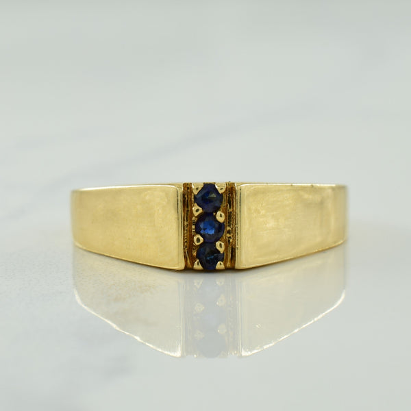 Blue Sapphire Ring | 0.12ctw | SZ 9.25 |