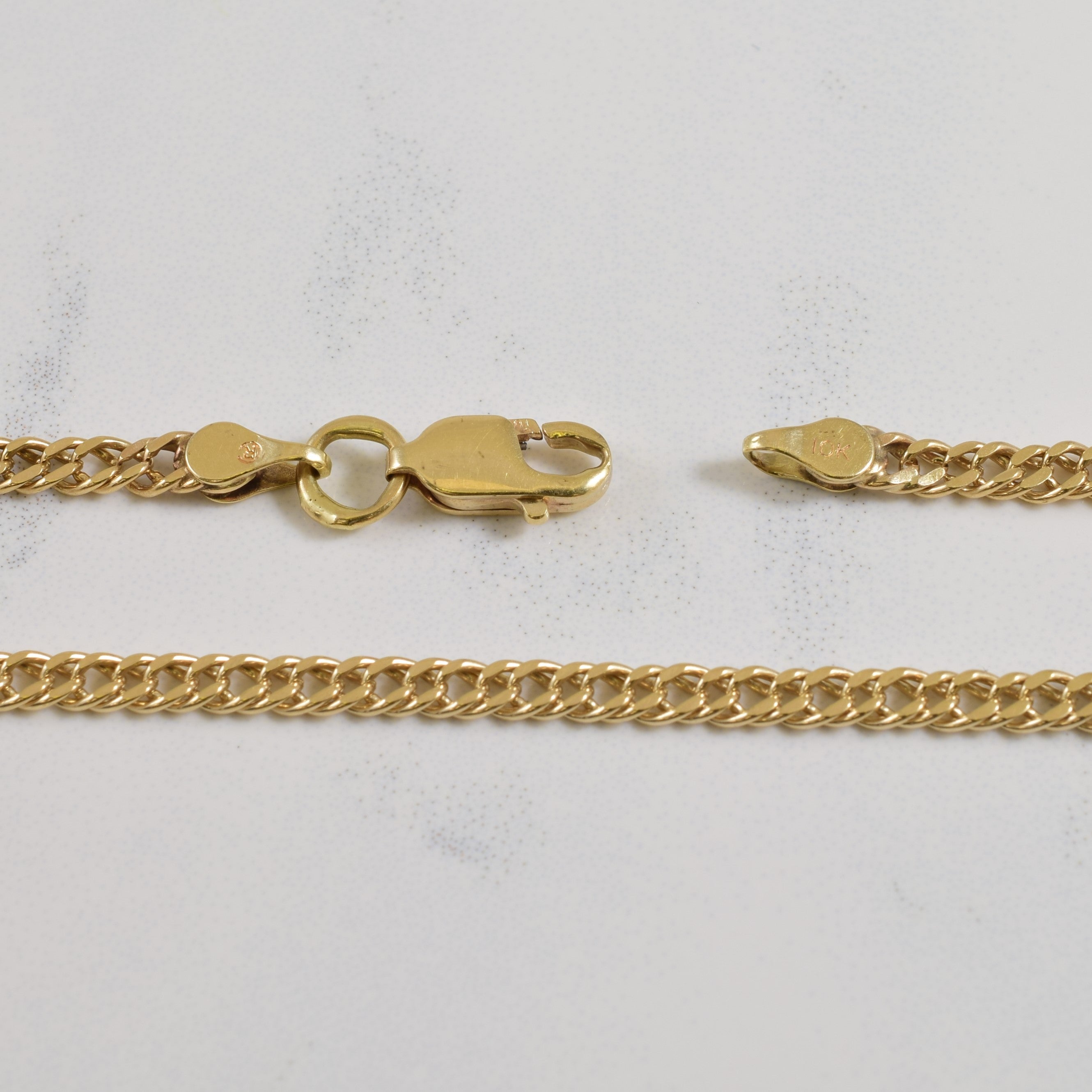 10k Yellow Gold Double Link Chain | 23.5" |