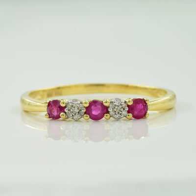 Ruby & Diamond Ring | 0.30ctw, 0.05ctw | SZ 11.25 |