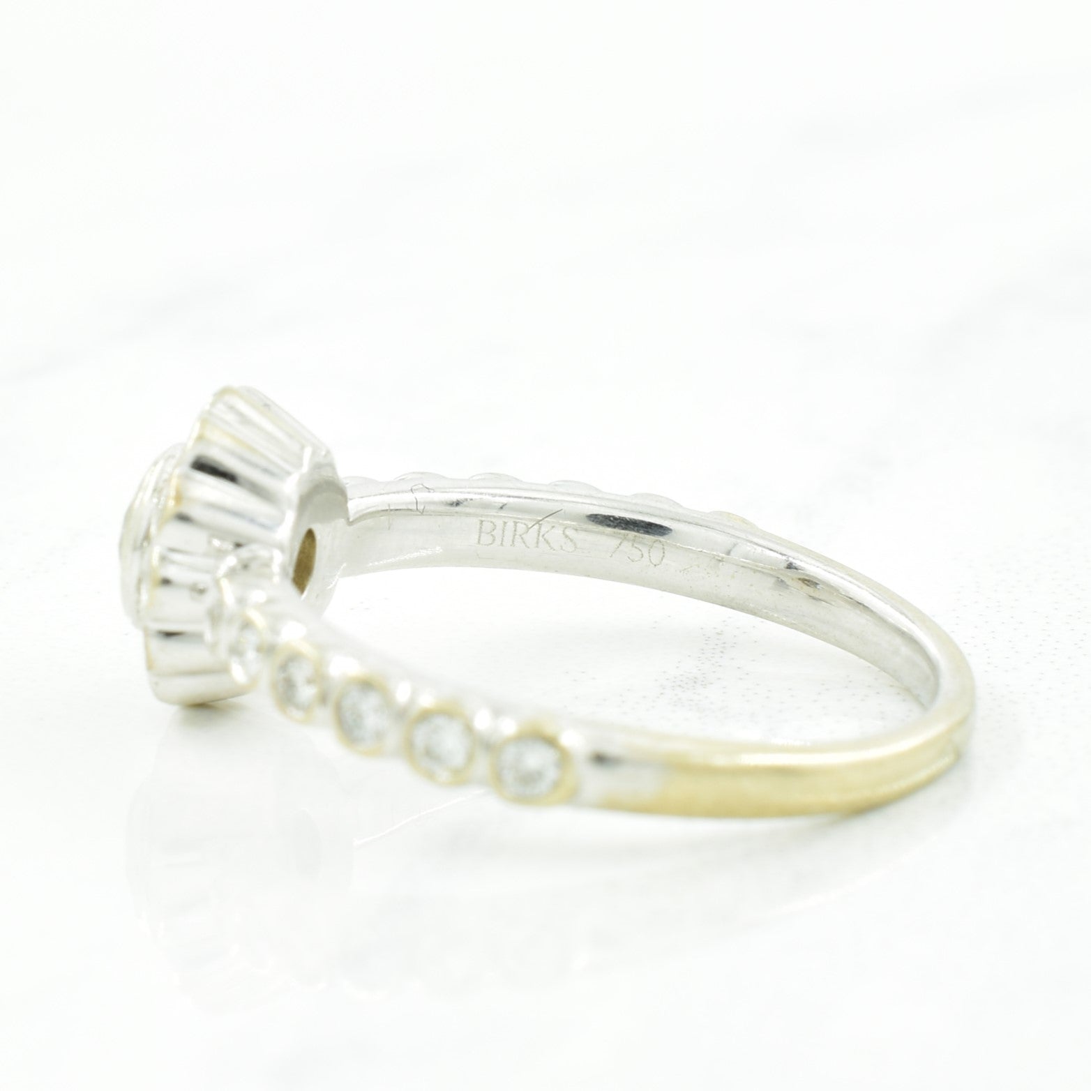 Diamond with Diamond Halo Ring | 0.44ctw | SZ 4.25 |