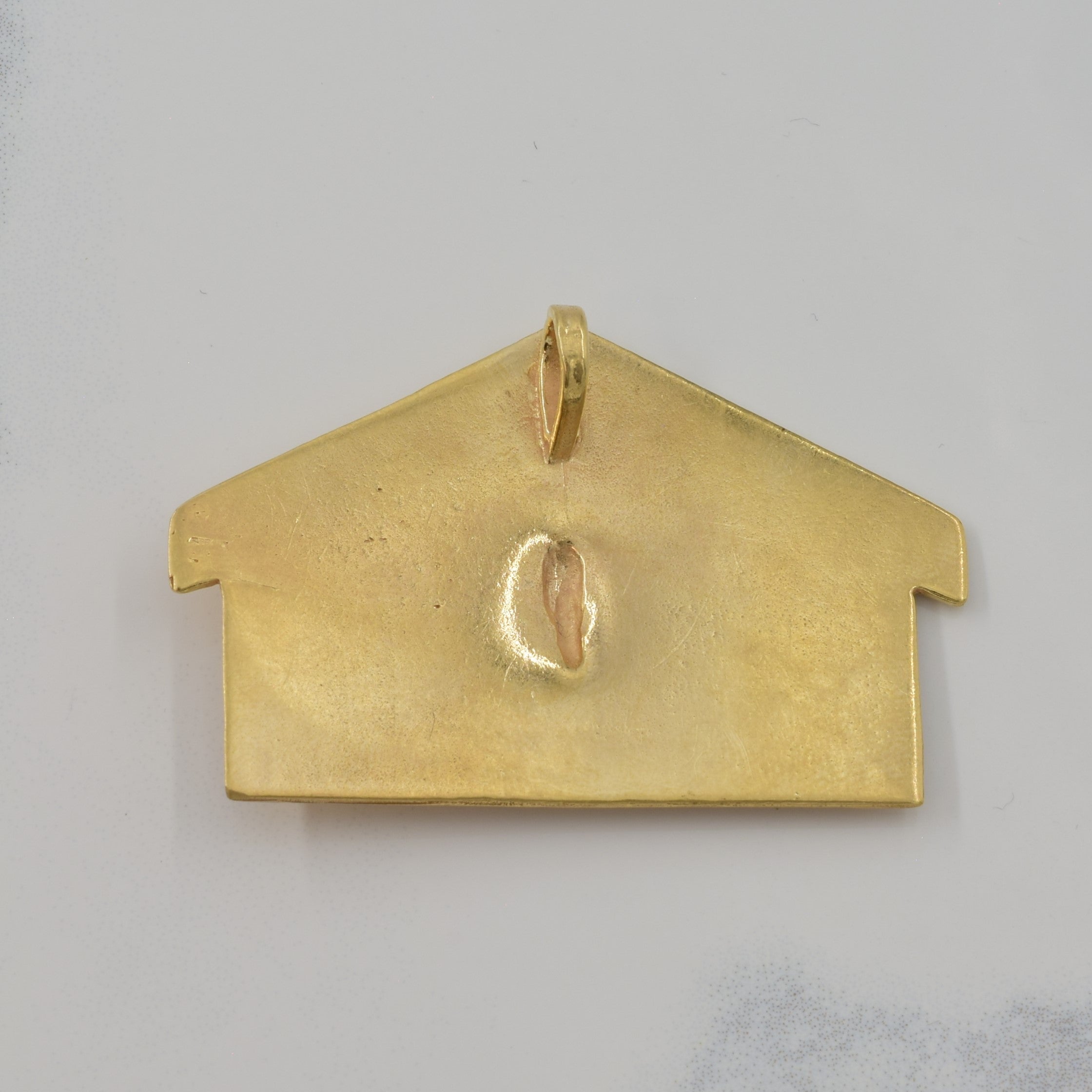 14k Yellow Gold Indigenous Art Pendant |