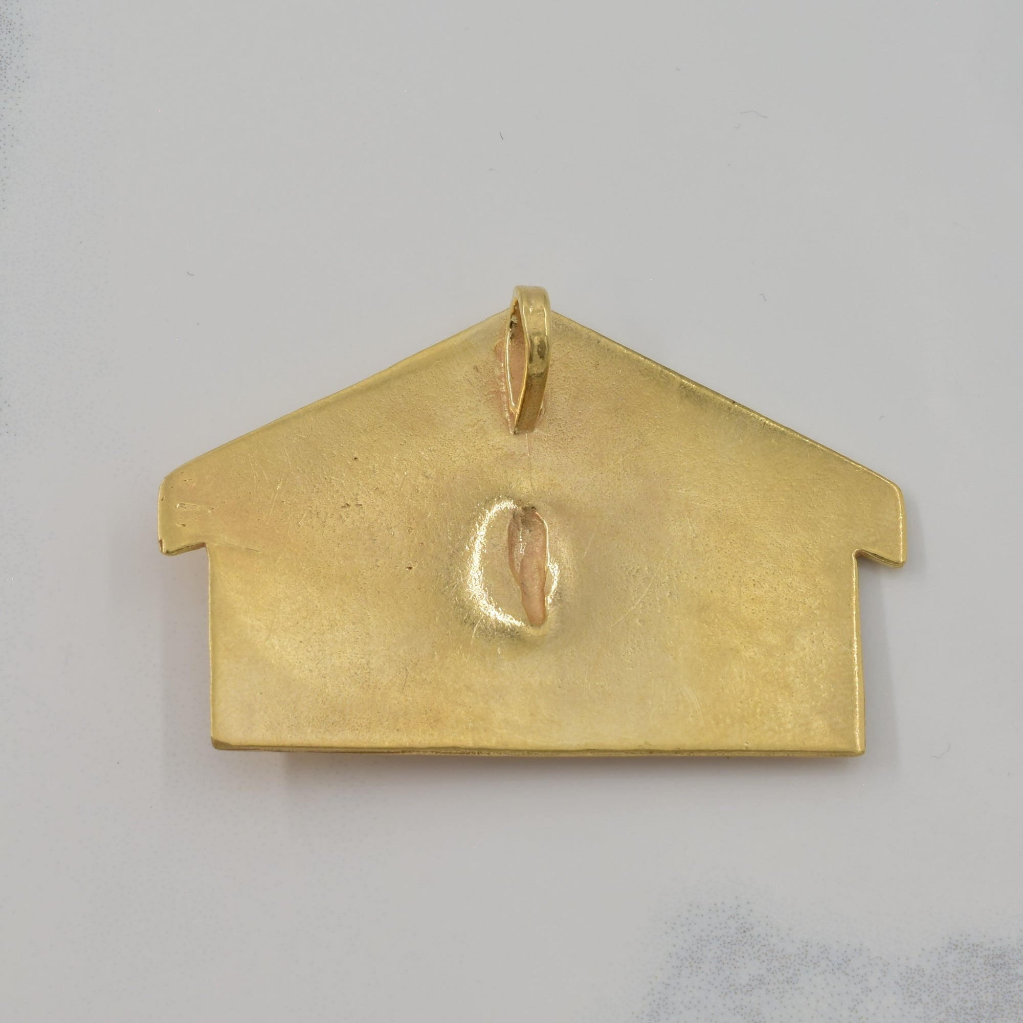 14k Yellow Gold Indigenous Art Pendant |