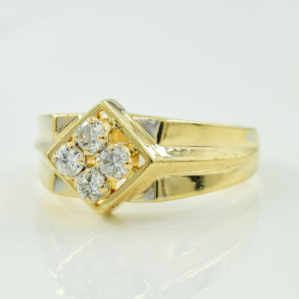 Four Stone Diamond Ring | 0.31ctw | SZ 8.25 |