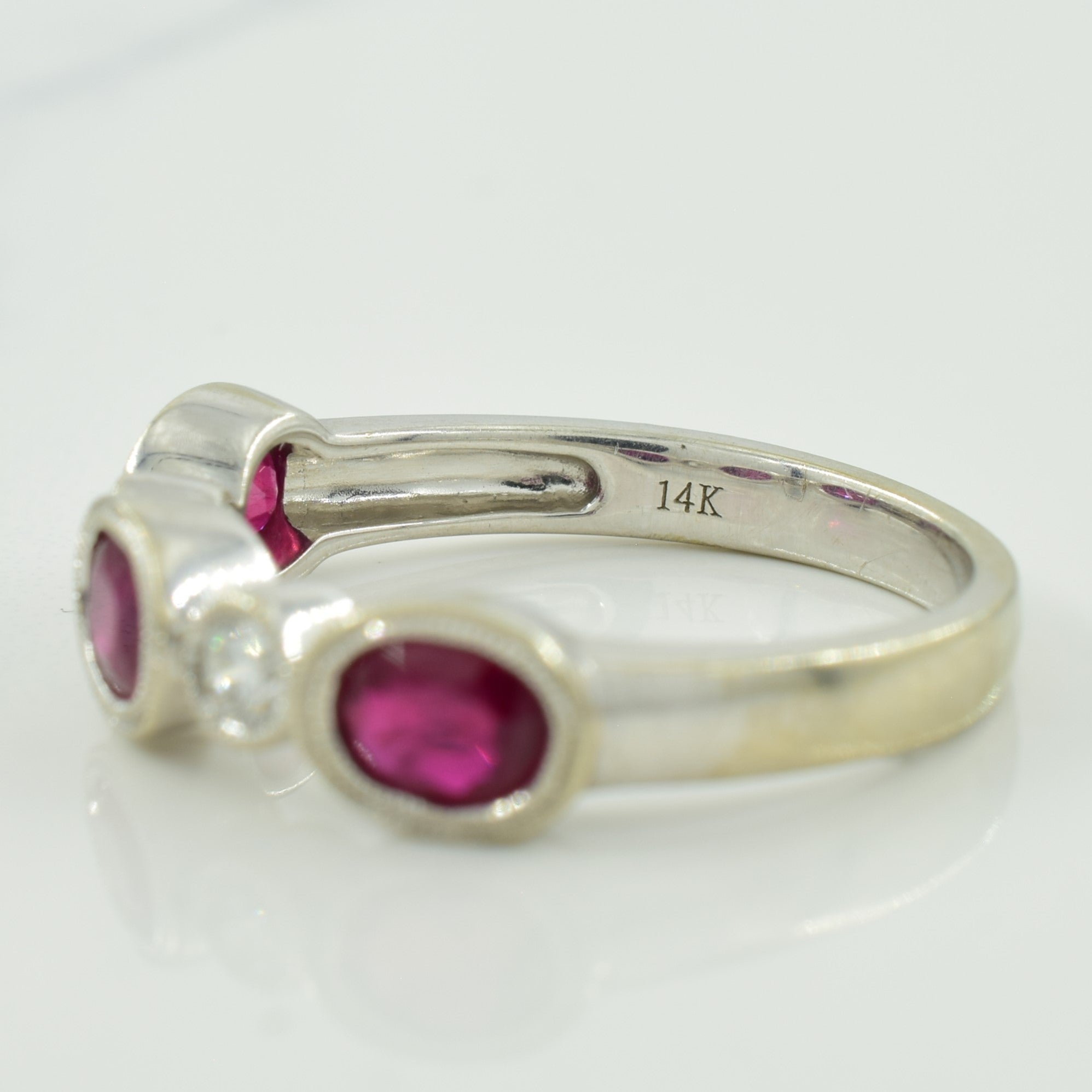 Ruby & Diamond Ring | 1.50ctw, 0.12ctw | SZ 7 |
