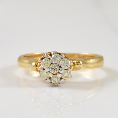 Cluster Diamond Ring | 0.18ctw | SZ 5 |