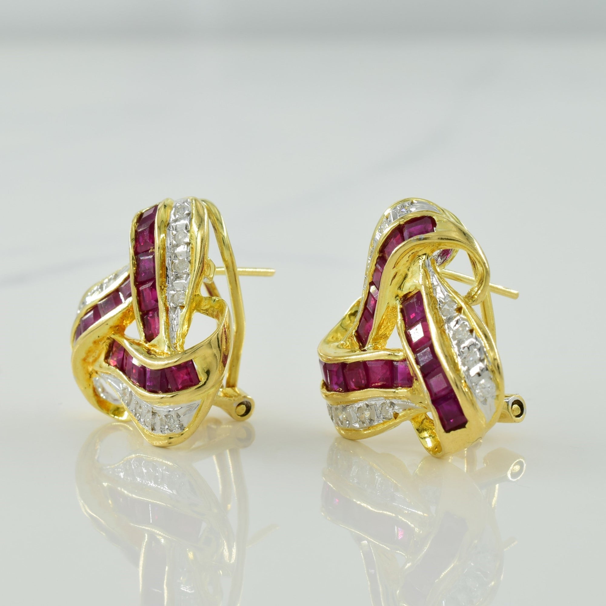 Ruby & Diamond Jewelry Suite | 4.50ctw, 0.30ctw | SZ 4 |