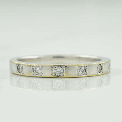 Flush Set Diamond Ring | 0.14ctw | SZ 4.25 |