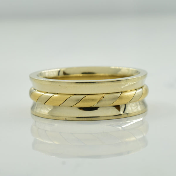 14k Two Tone Gold Ring | SZ 10.5 |