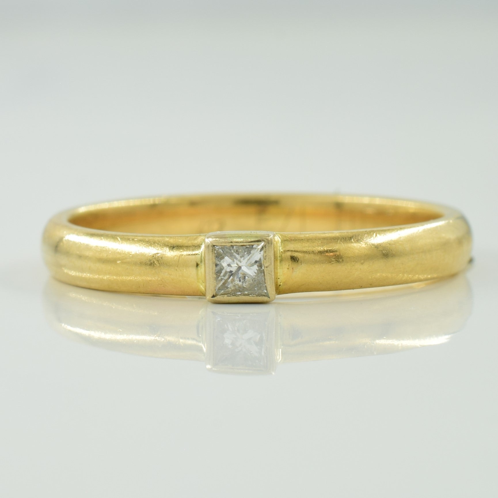 Solitaire Diamond Ring | 0.09ct | SZ 10 |