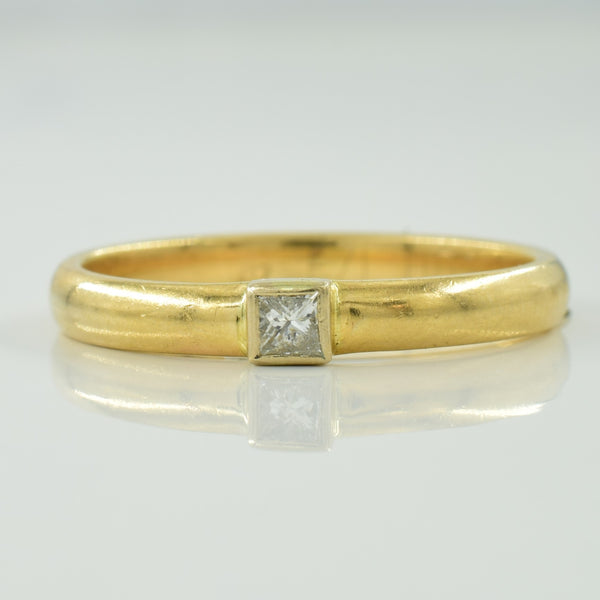 Solitaire Diamond Ring | 0.09ct | SZ 10 |