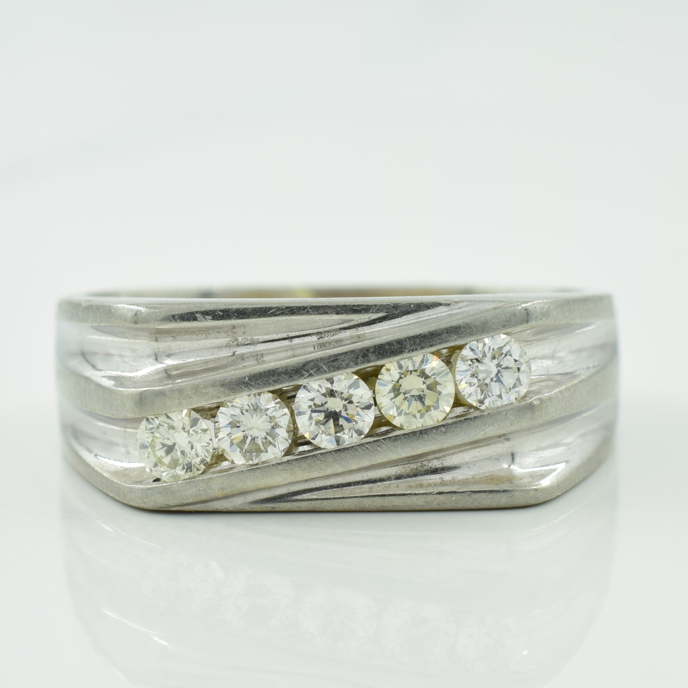 Channel Set Diamond Ring | 0.35ctw | SZ 9.25 |