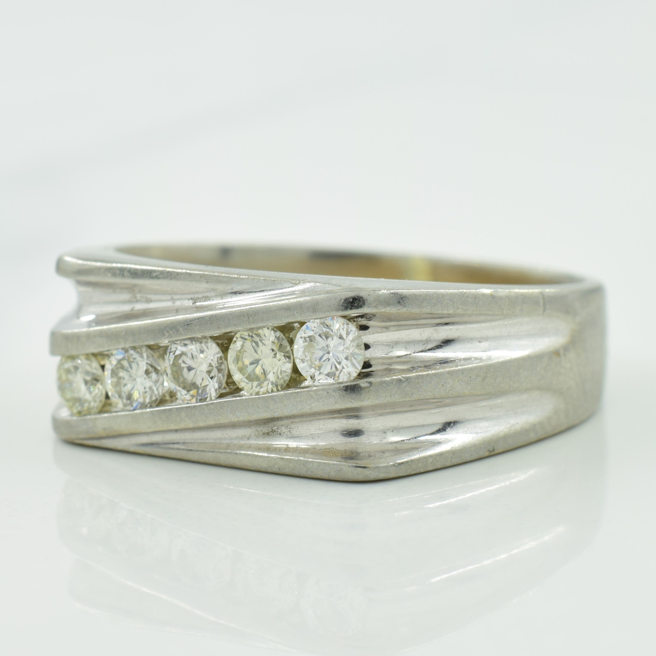 Channel Set Diamond Ring | 0.35ctw | SZ 9.25 |