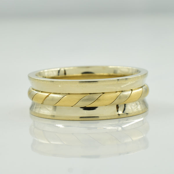 14k Two Tone Gold Ring | SZ 10.5 |