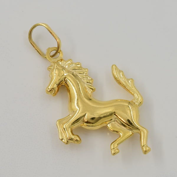 18k Yellow Gold Horse Charm |