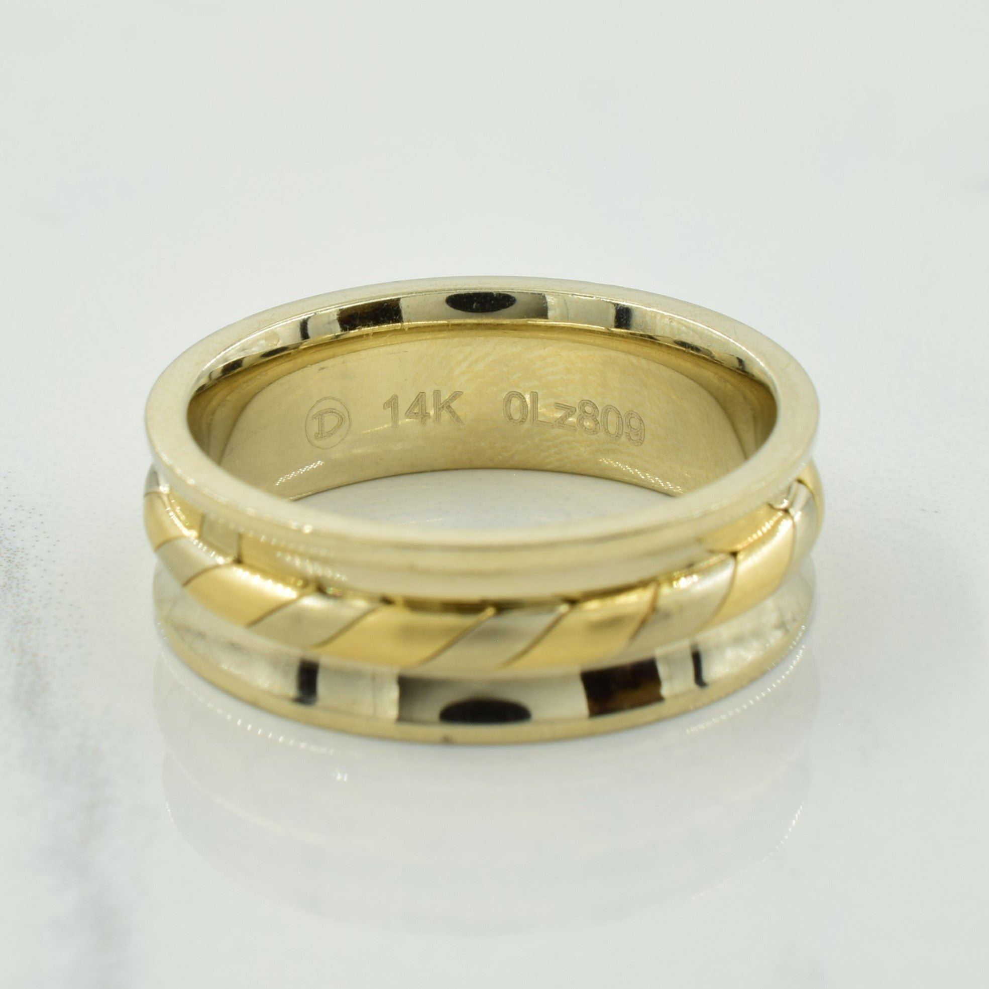 14k Two Tone Gold Ring | SZ 10.5 |