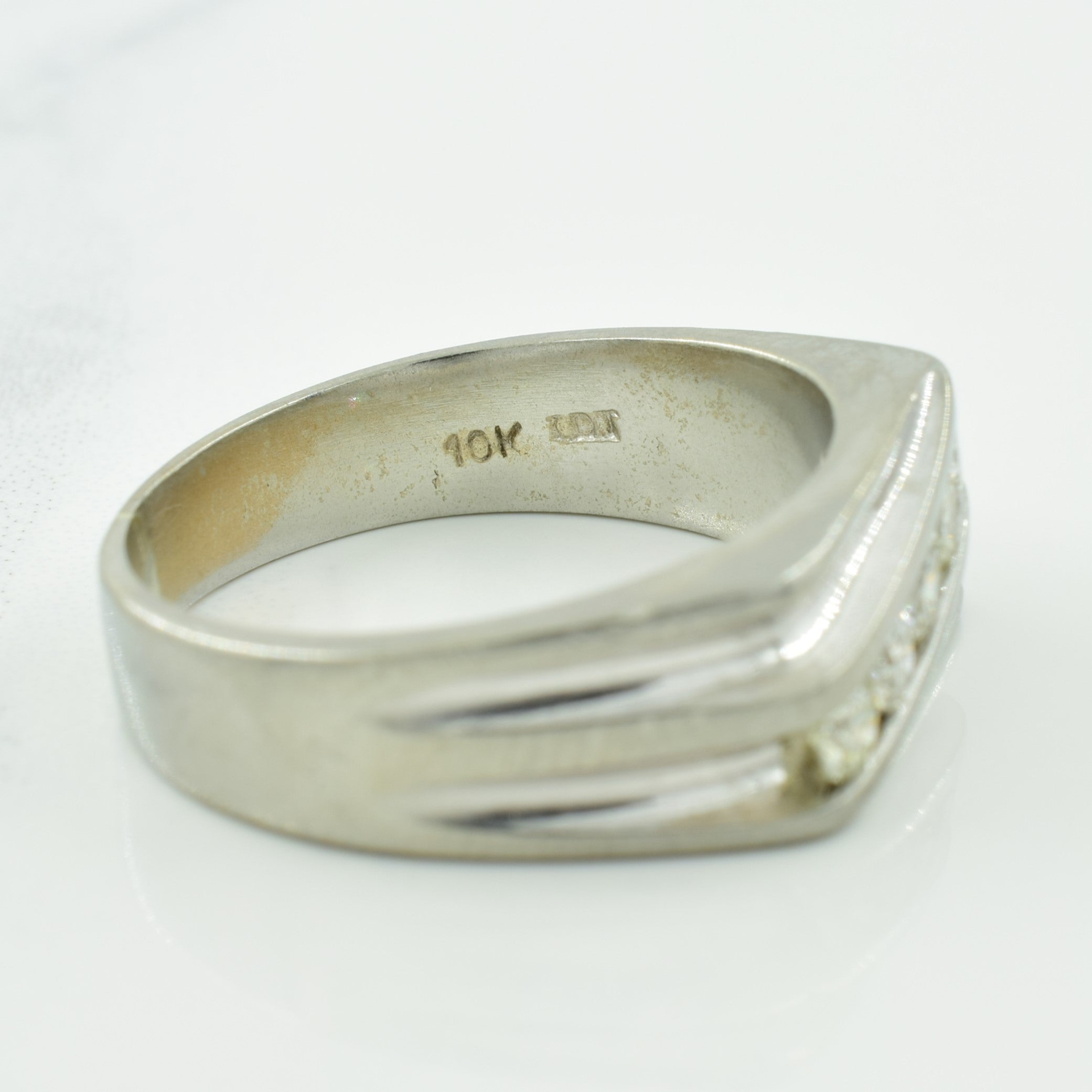 Channel Set Diamond Ring | 0.35ctw | SZ 9.25 |