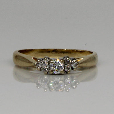 Seven Stone Diamond Ring | 0.12ctw | SZ 6.5 |