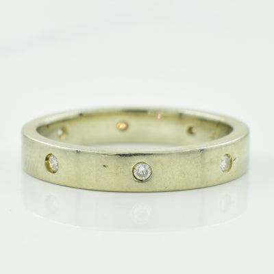 Flush Set Diamond Ring | 0.08ctw | SZ 5.25 |