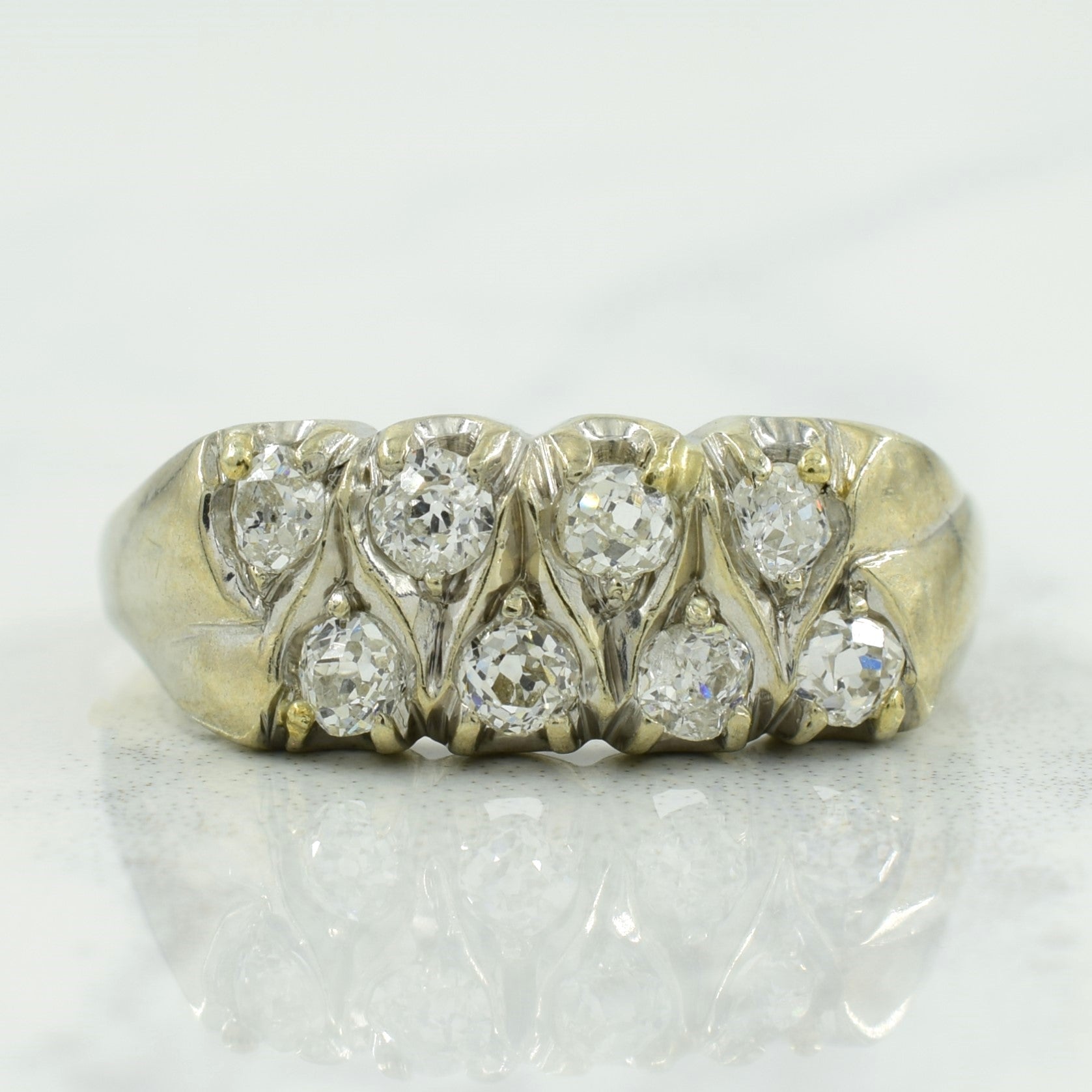Old Mine Cut Diamond Ring | 0.40ctw | SZ 7 |