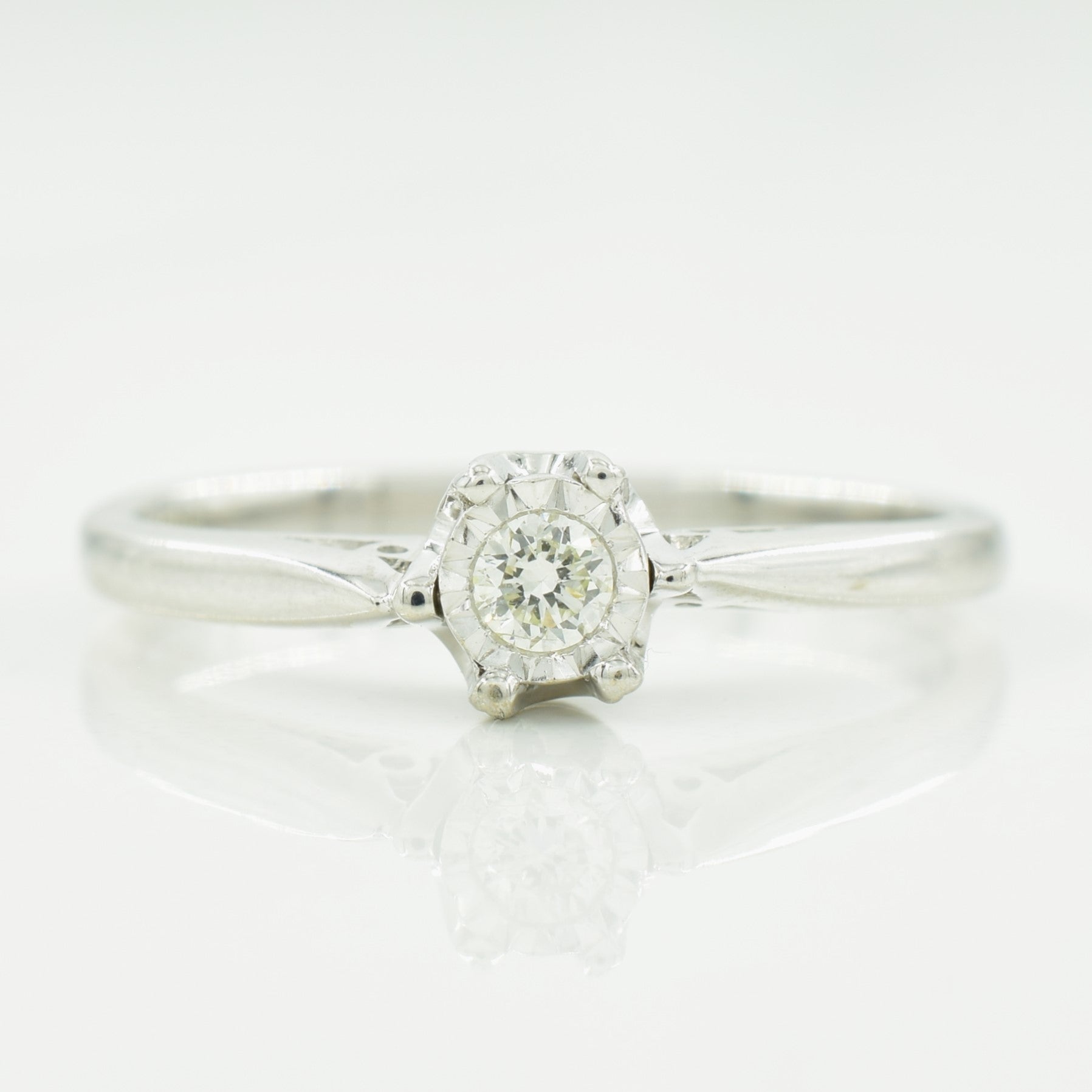 Single Stone Diamond Ring | 0.06ct | SZ 6.75 |
