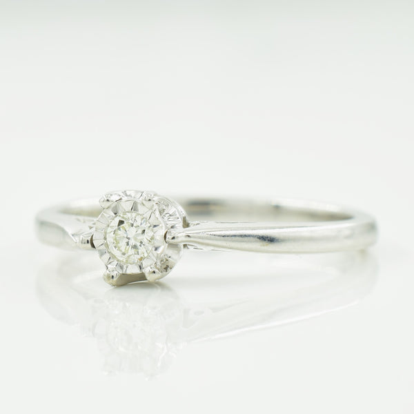 Single Stone Diamond Ring | 0.06ct | SZ 6.75 |