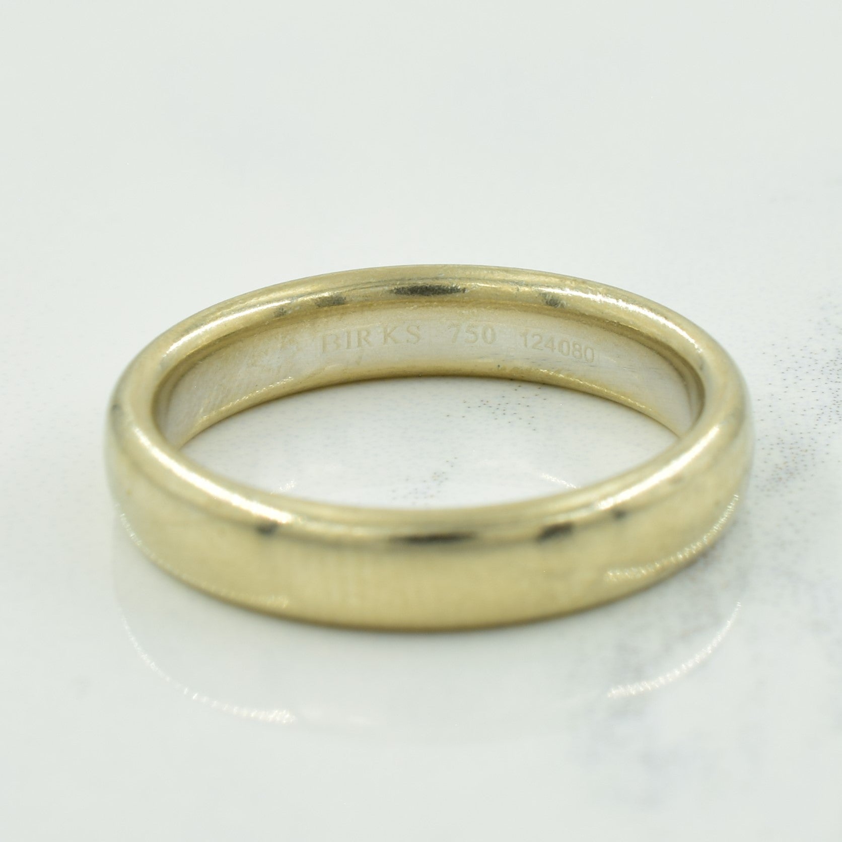 18k White Gold 'Birks' Ring | SZ 6.5 |