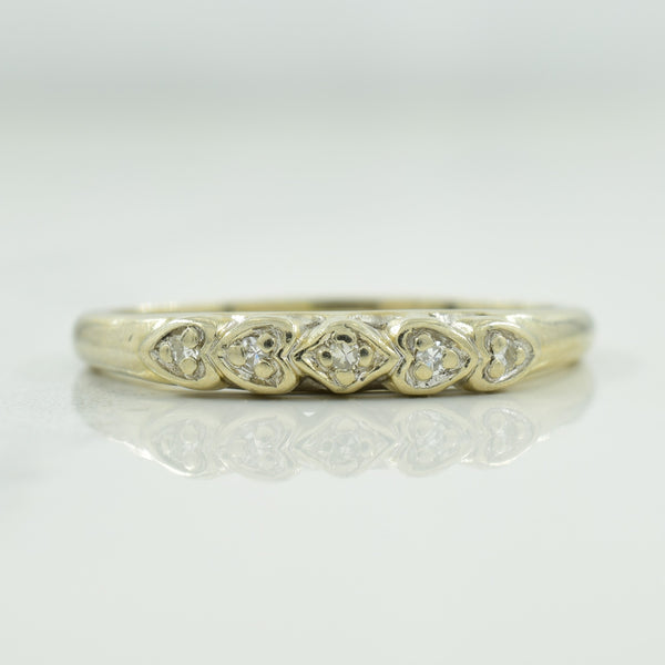 Five Stone Diamond Ring | 0.05ctw | SZ 8 |