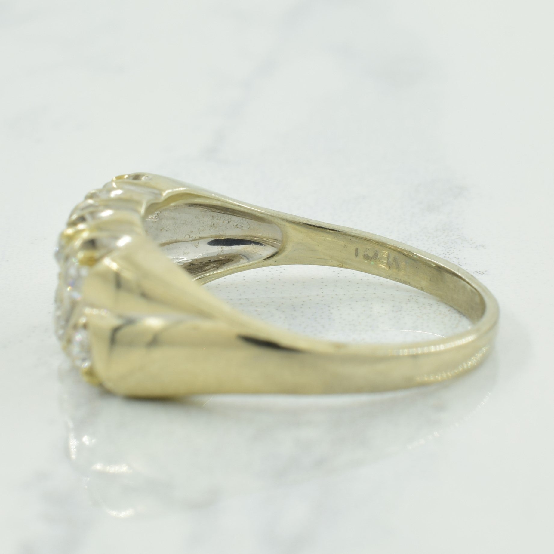 Bague en diamant taille ancienne | 0,40 ct | Taille 7 | 