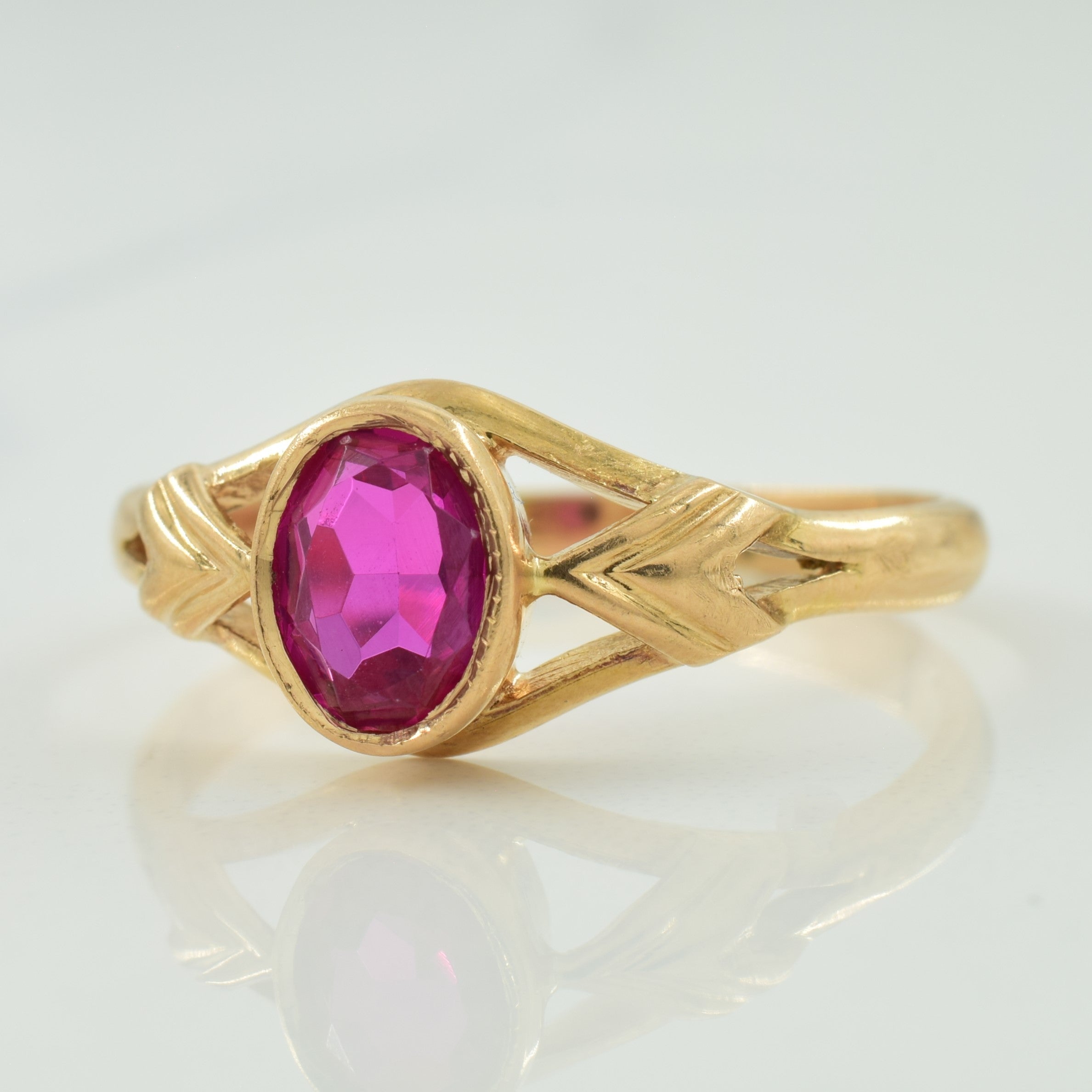 Synthetic Ruby Ring | 1.35ct | SZ 11.5 |