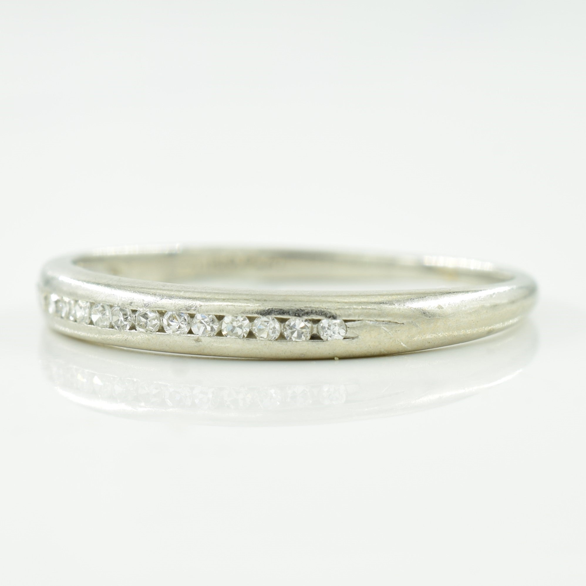 Semi Eternity Diamond Ring | 0.07ctw | SZ 5.75 |