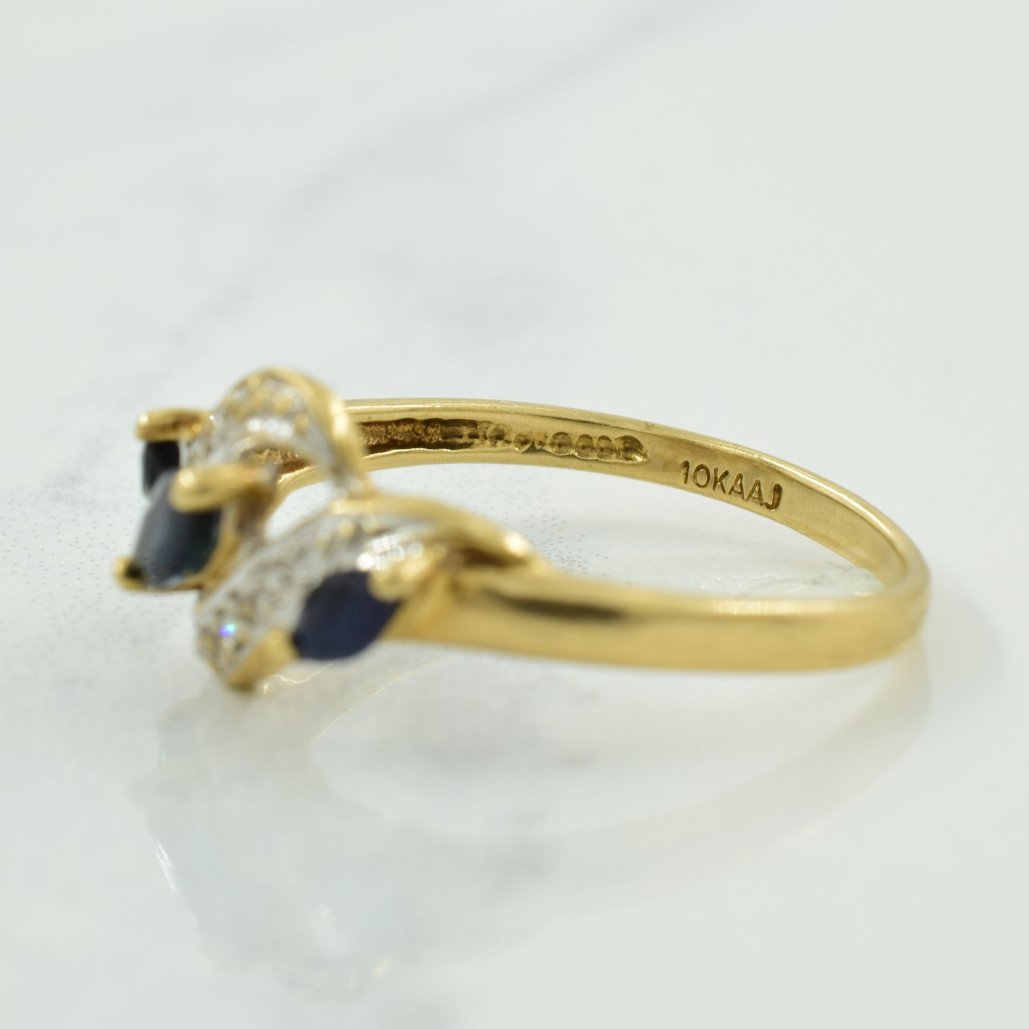 Sapphire & Diamond Ring | 0.30ctw, 0.02ctw | SZ 6.75 |