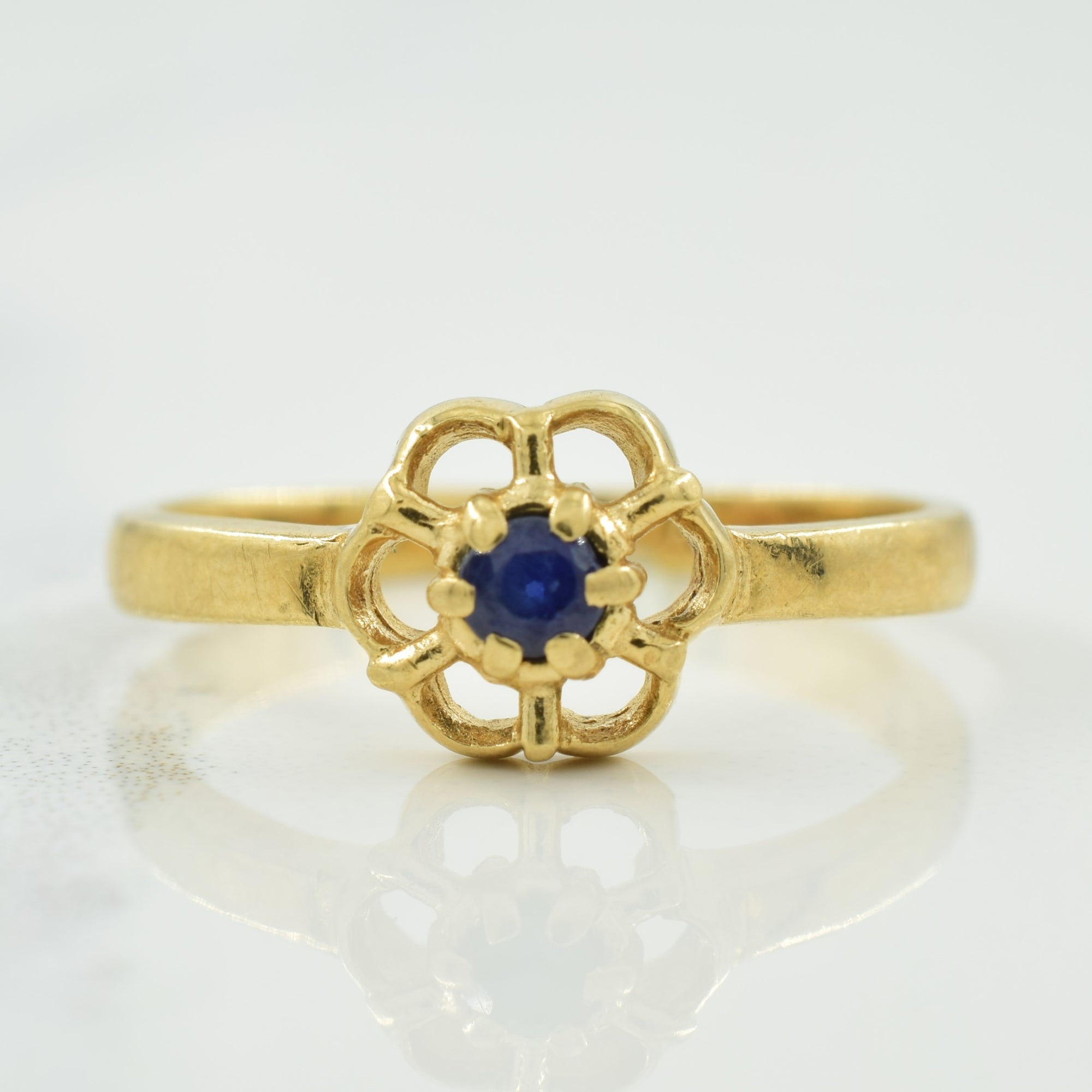 Blue Sapphire Ring | 0.08ct | SZ 4.75 |