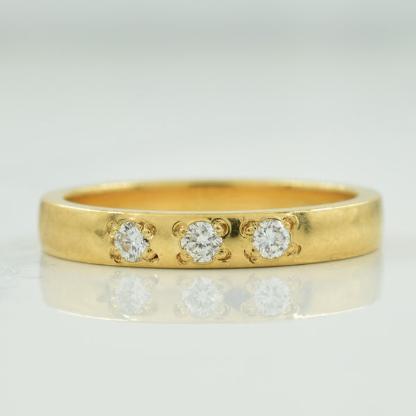 'Birks' Three Stone Diamond Ring | 0.09ctw | SZ 6 |