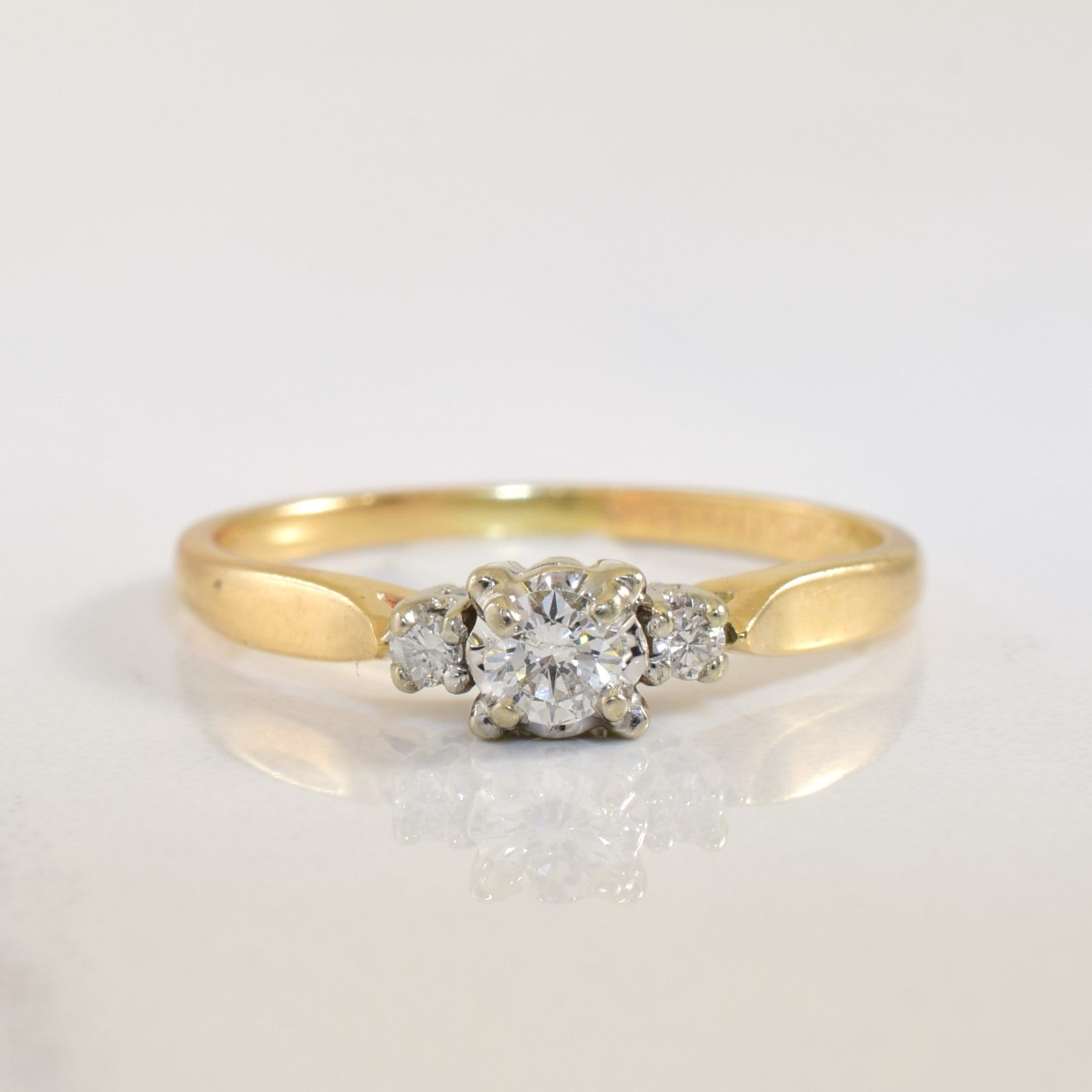 Three Stone Diamond Ring | 0.12ctw | SZ 5 |