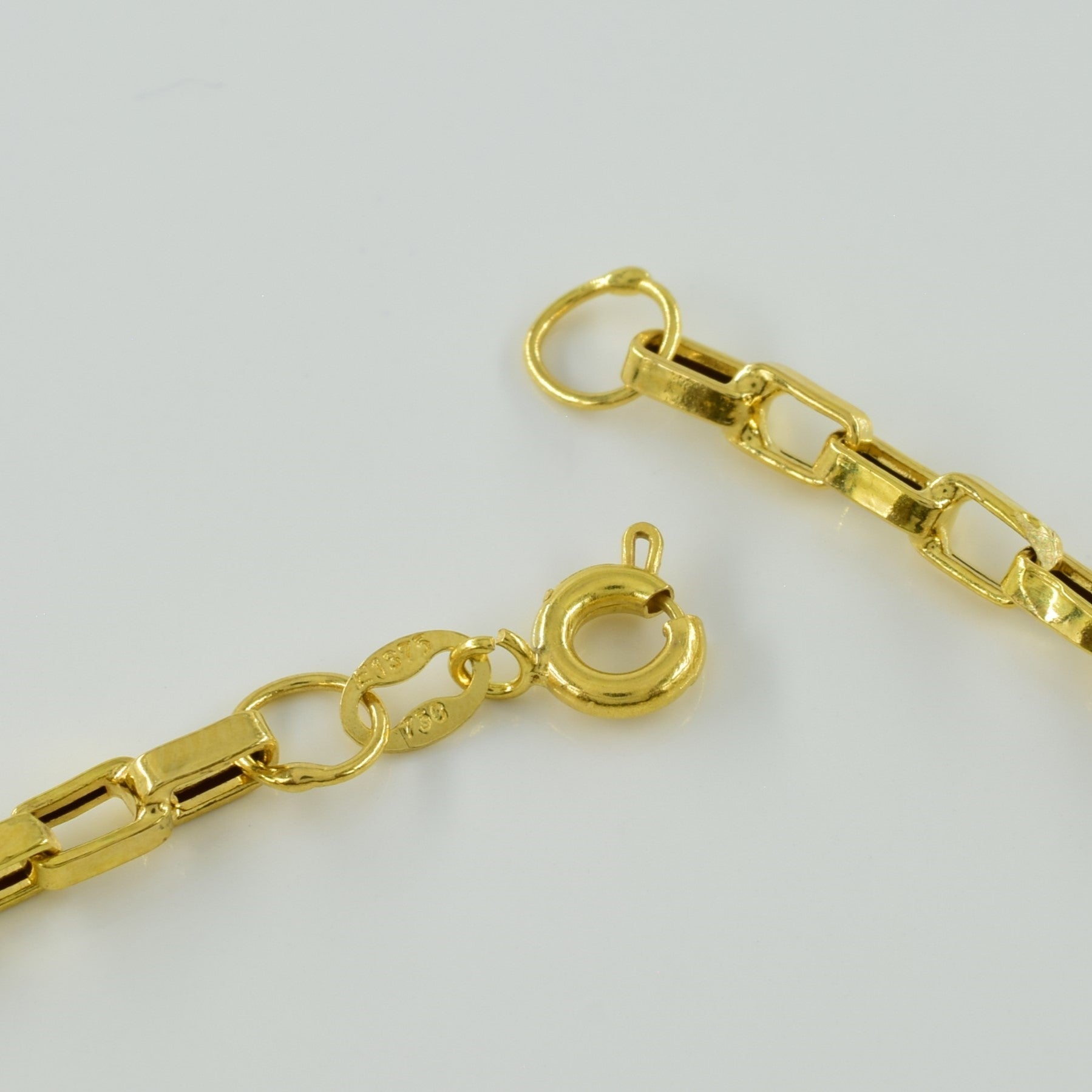 18k Yellow Gold Biker Chain | 22.5