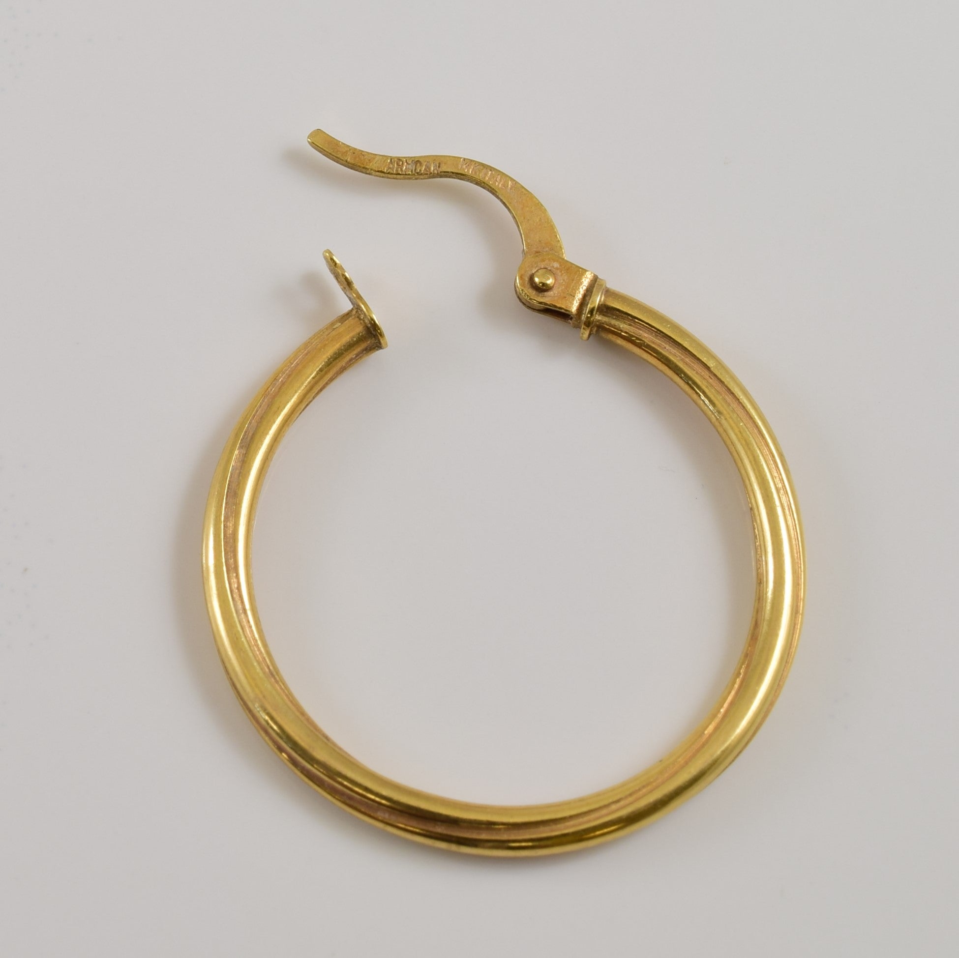 14k Yellow Gold Hoop Earrings |