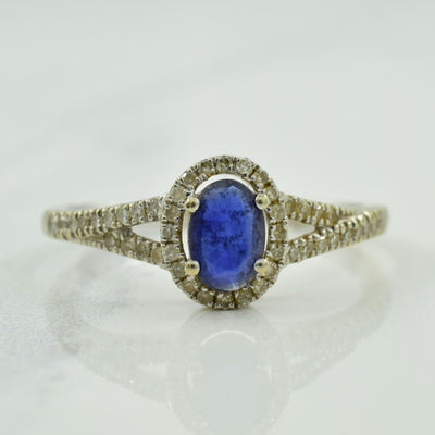 Sapphire & Diamond Ring | 0.50ct, 0.23ctw | SZ 7 |