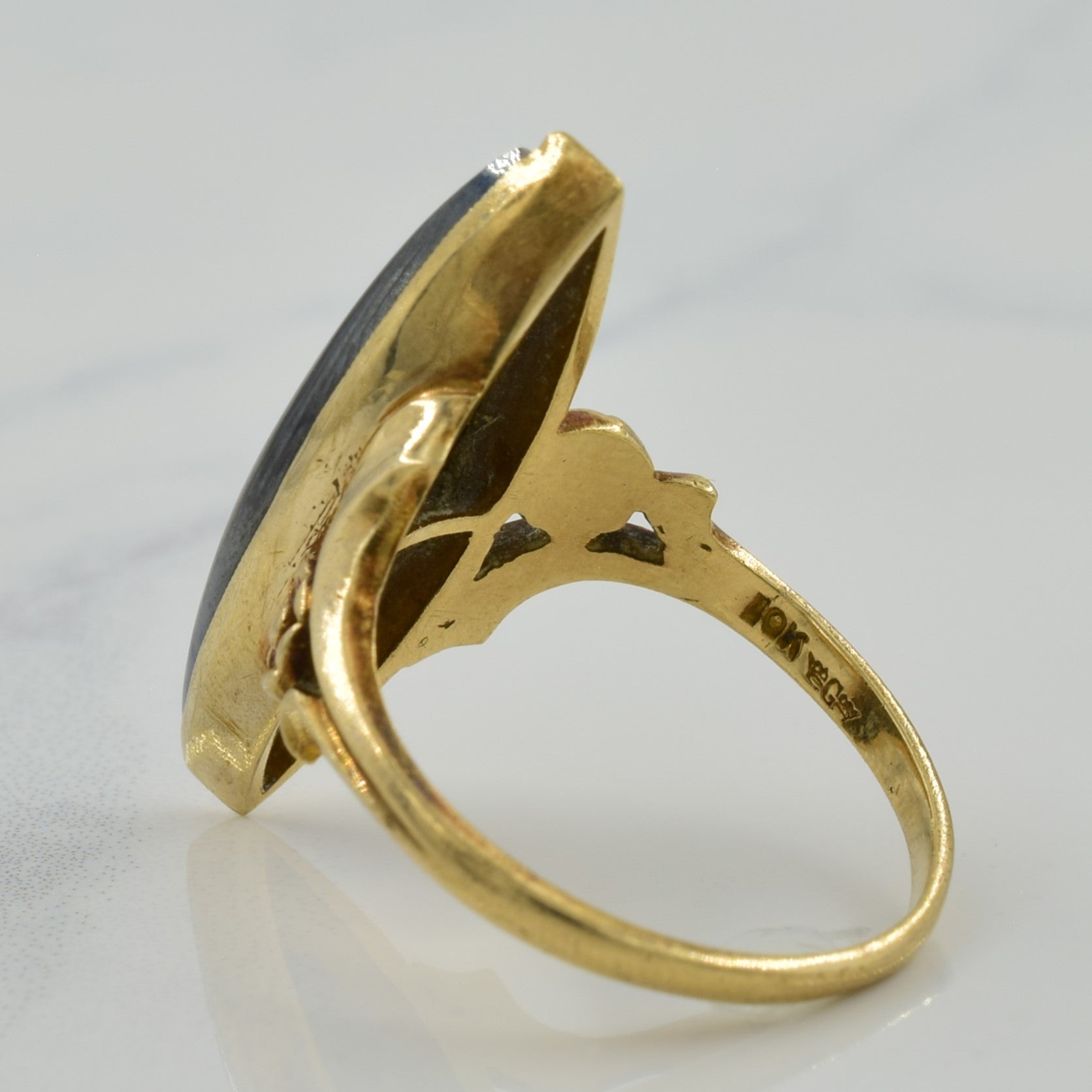 Bypass Hematite Ring | 5.00ct | SZ 6.75 |