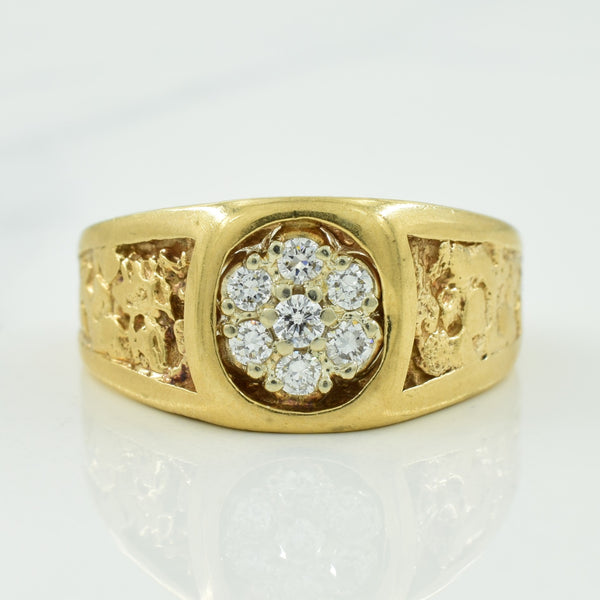 Cluster Diamond Ring | 0.22ctw | SZ 9.5 |